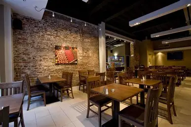 Inside the restaurant